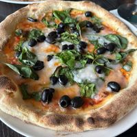 Vegan pizza   at Castello Italia in Carrickfergus