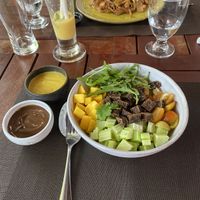 Primavera bowl with mango dressing and balsamic dressing  at HeyBong - The Healthy Secrets  in Siem Reap