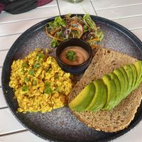 Scrambled tofu and avocado   at HeyBong - The Healthy Secrets  in Siem Reap