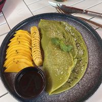 Pandan pancakes  at HeyBong - The Healthy Secrets  in Siem Reap