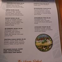 Menu  at HeyBong - The Healthy Secrets  in Siem Reap