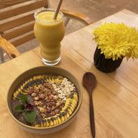 Mango smoothie and chocolate protein smoothie bowl  at HeyBong - The Healthy Secrets  in Siem Reap