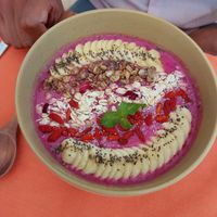 Dragonfruit Smoothie Bowl at HeyBong - The Healthy Secrets  in Siem Reap