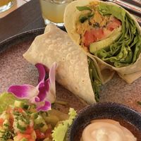 Tuna wrap made with chickpeas  at HeyBong - The Healthy Secrets  in Siem Reap