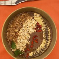 Chocolate smoothie bowl  at HeyBong - The Healthy Secrets  in Siem Reap
