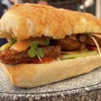 The almighty tofu sandwich!! My kids couldn’t get enough!   at HeyBong - The Healthy Secrets  in Siem Reap