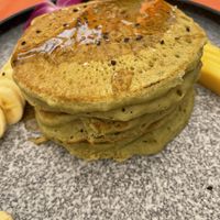 Pandan pancakes   at HeyBong - The Healthy Secrets  in Siem Reap