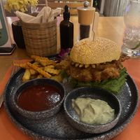 Tropical chicken burger  at HeyBong - The Healthy Secrets  in Siem Reap