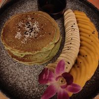 Pancakes - delicious! at HeyBong - The Healthy Secrets  in Siem Reap