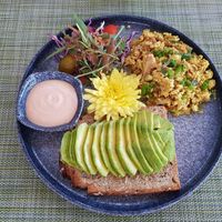 Scrambled tofu & avocado on toast at HeyBong - The Healthy Secrets  in Siem Reap