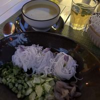 Khmer yellow curry with water lilly stems  at HeyBong - The Healthy Secrets  in Siem Reap