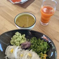 Breakfast Curry Soup (Num Bahn Chok)  at HeyBong - The Healthy Secrets  in Siem Reap