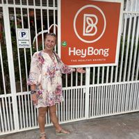 Out the front   at HeyBong - The Healthy Secrets  in Siem Reap