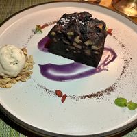 Chocolate Banana Cake with Kaffir Lime Ice Cream  at HeyBong - The Healthy Secrets  in Siem Reap