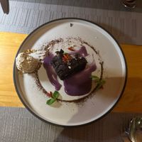 Half Eaten Chocolate Cake and Ice Cream.  Delicious   at HeyBong - The Healthy Secrets  in Siem Reap