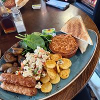 Vegan breakfast  at Thatch in Croyde