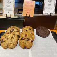 I really regret not getting the chocolate cookie!  Next time for sure.  They all look so good.   at Flour Artisan Bakery in Seoul