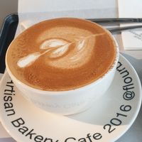 Cinnamon Soy Latte at Flour Artisan Bakery in Seoul