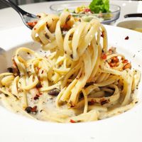 Truffle Mushroom Based Spaghetti  at Lian Xin - 莲芯膳坊 in Central Singapore