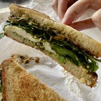 Caprese on Market Bread  at Tandem Bakery & Cafe in Missoula