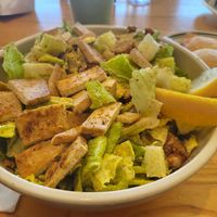 Large Caesar salad with grilled tofu at Tandem Bakery & Cafe in Missoula