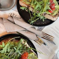 Avocado Mash on Toasted Sour Dough   at Bio Cafe Blütezeit in Vienna