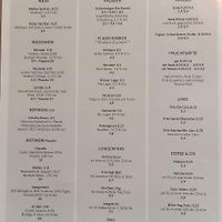 Menu with Drinks   at Bio Cafe Blütezeit in Vienna