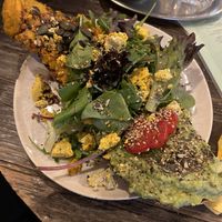 Avocado/pumpkin toast halb halb   at Bio Cafe Blütezeit in Vienna