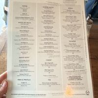 Menu  at Bio Cafe Blütezeit in Vienna