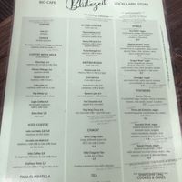 Menu english   at Bio Cafe Blütezeit in Vienna