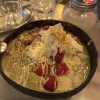 
Banane Matcha Porridge 9,60€  at Bio Cafe Blütezeit in Vienna