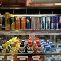 drinks  at Dunkin’ in Innsbruck