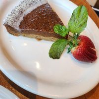 Vegan pumpkin pie at Urth Caffe in Hawthorne