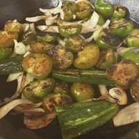 Roasted veggies   at La Vecina in Newport