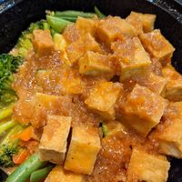 Pra Ram Long Song with tofu at Thai Orchid in Stroudsburg