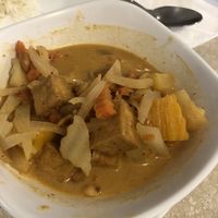 Massamun curry with tofu  at Thai Orchid in Stroudsburg