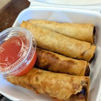 Veggie spring rolls at Thai Orchid in Stroudsburg
