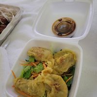 Steamed vegetable dumplings at Thai Orchid in Stroudsburg