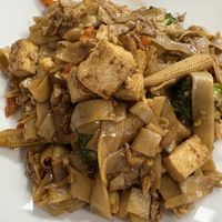 Tofu pad see u (omni husband got it with egg), but they asked if egg is ok  at Thai Orchid in Stroudsburg