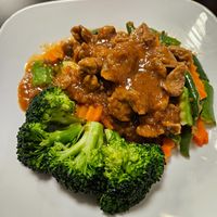 Pra ram long song with seitan at Thai Orchid in Stroudsburg