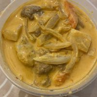 Massaman curry w/seitan at Thai Orchid in Stroudsburg