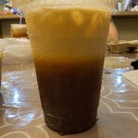 Thai iced tea w/coconut milk at Thai Orchid in Stroudsburg