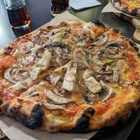 pizza at Pizzeria Schlaflos 2 in Frankfurt