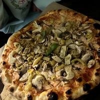 Pizza schlaflos  #Veganuary at Pizzeria Schlaflos 2 in Frankfurt