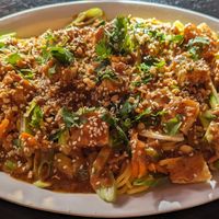 Bangkok Tangy Sesame Noodle at Stickers Asian Cafe in Portland