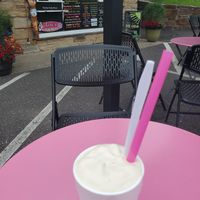 Vegan Vanilla Milkshake at Ava's Ice Cream and Water Ice in Norristown
