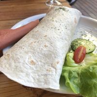 Hummus Falafel Wrap  at Forum 3 in Stuttgart