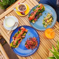 Tamari broccoli toasts at Selva in Copenhagen