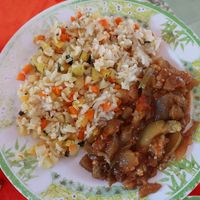 Plato fuerte at El Arbol in Merida