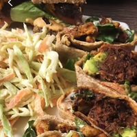 Also with coleslaw   at Elysian Plant Based Kitchen Bar in Limassol